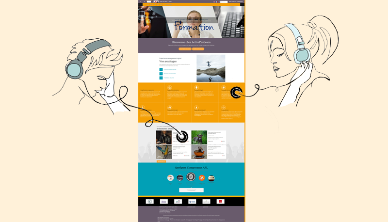 Thème Moodle par ActiveProLearn