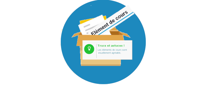bibliotheque Moodle éléments de cours prêt à l'emploi